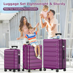 BEOW Spinner Luggage Set - Luggage Travel Bags by Handbags Specialist Headquarter | Available at Handbags Specialist Headquarter