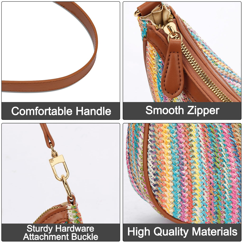 Retro Chic Hobo Bag - Cute Underarm Purse - Shoulder Bags by Handbags Specialist Headquarter | Available at Handbags Specialist Headquarter