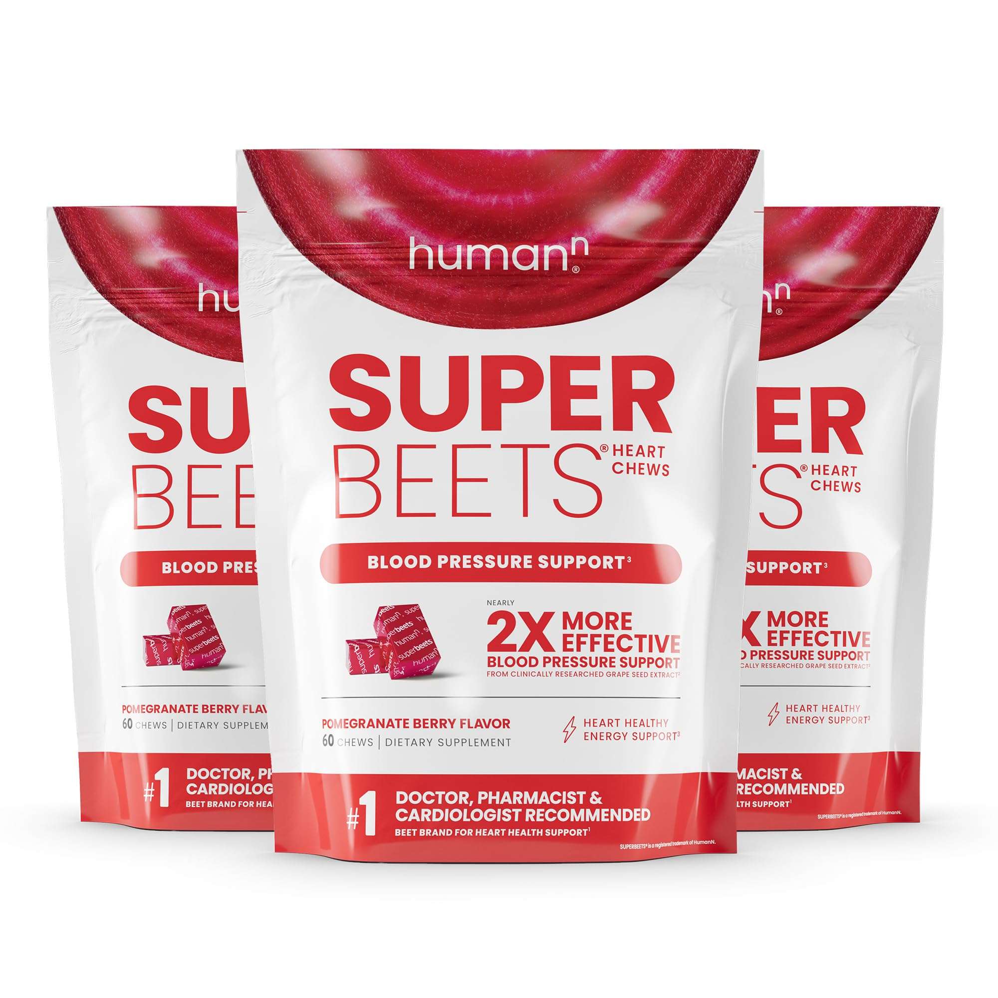 SuperBeets Heart Chews: Pomegranate Berry Boost - Health Care by Handbags Specialist Headquarter | Available at Handbags Specialist Headquarter