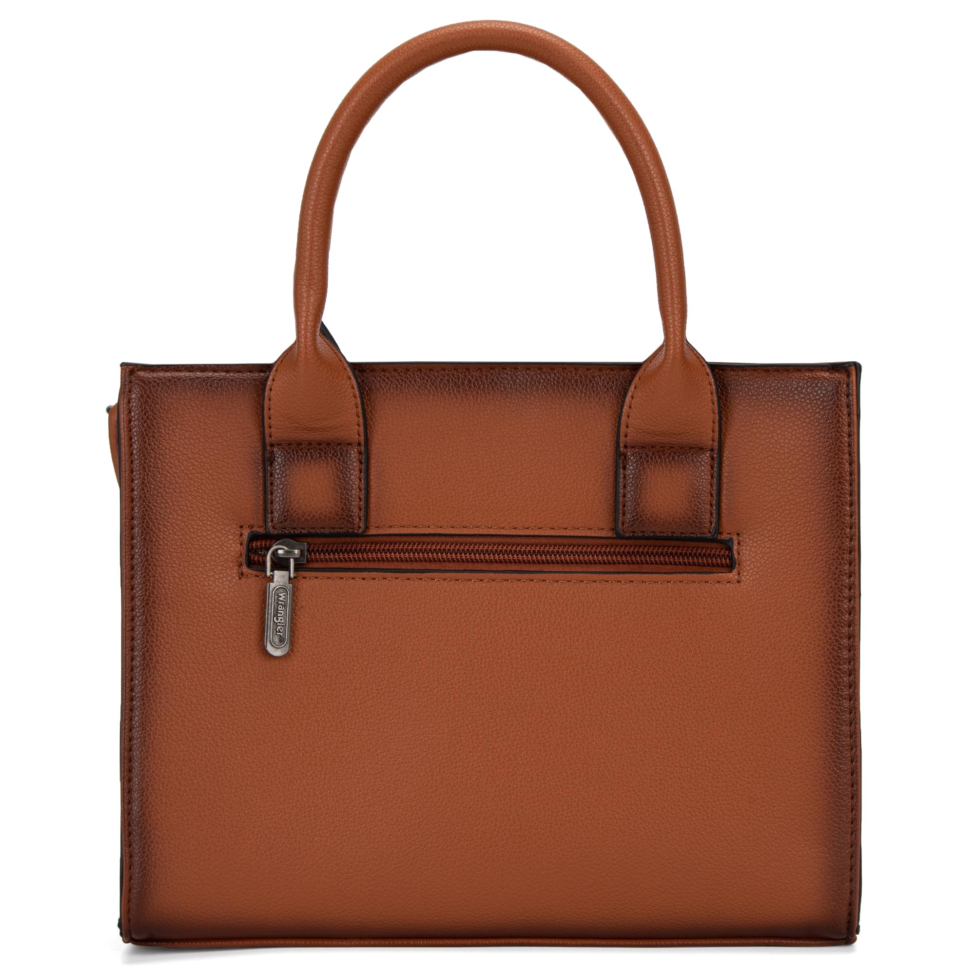 Western Chic Wrangler Tote: Vegan Leather, Versatile Strap