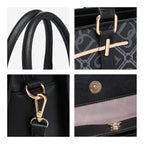 Women’s 2pc Tote & Wallet Handbag Set with 3 Compartments