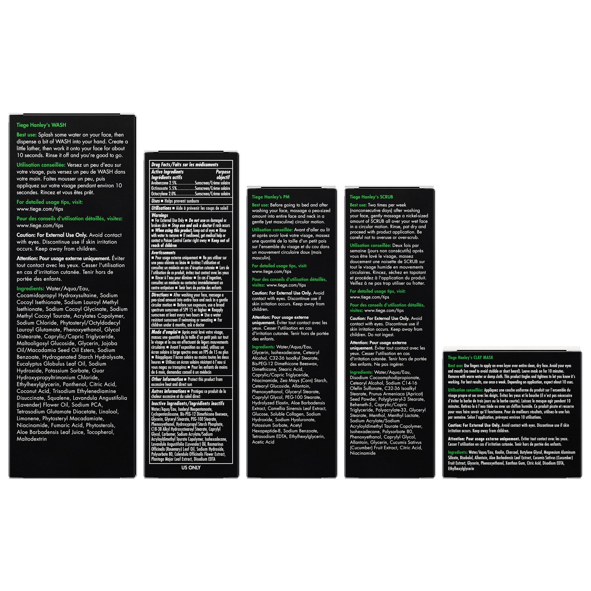 Tiege Hanley Men's Skin Care Set - Level 1 Kit