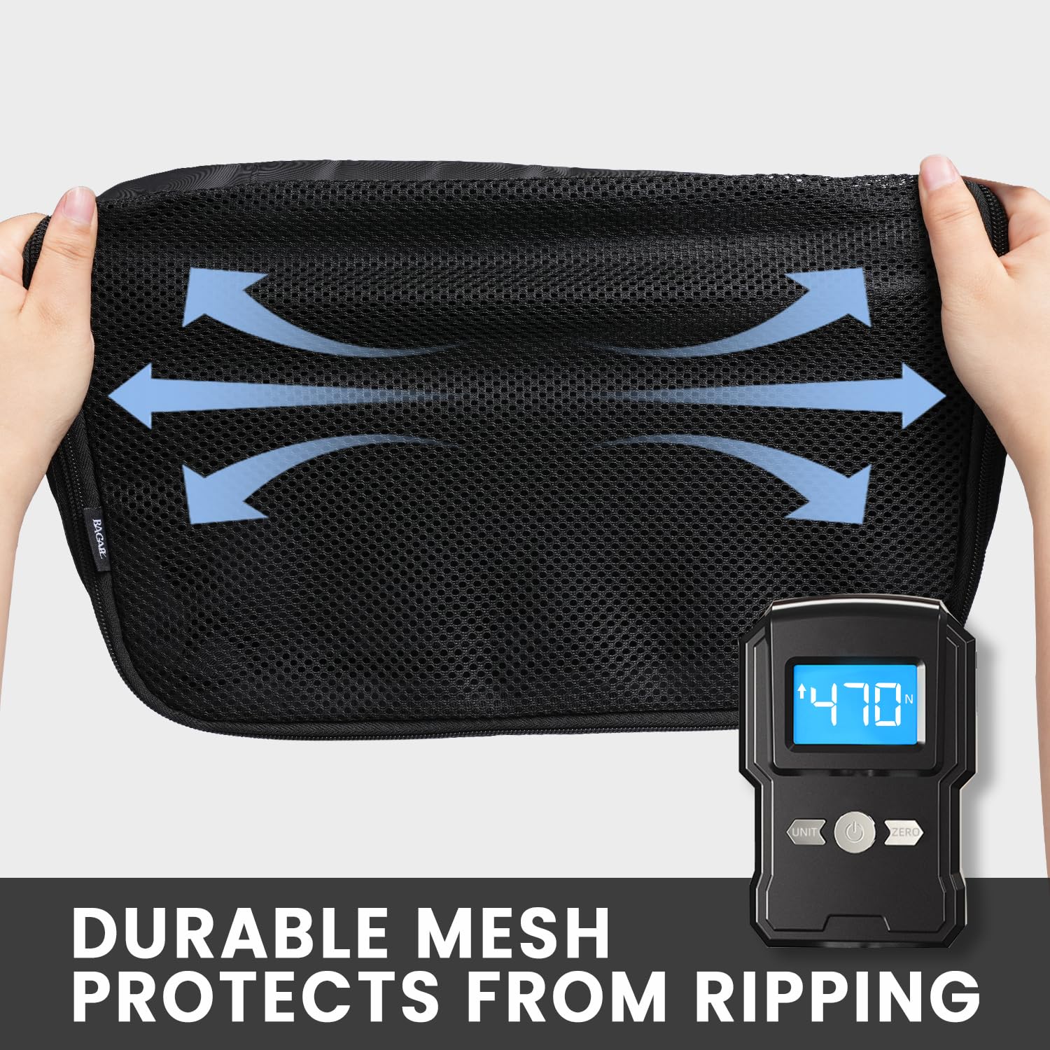 TravelMate 8-Piece Packing Cubes - Luggage Travel Bags by Handbags Specialist Headquarter | Available at Handbags Specialist Headquarter