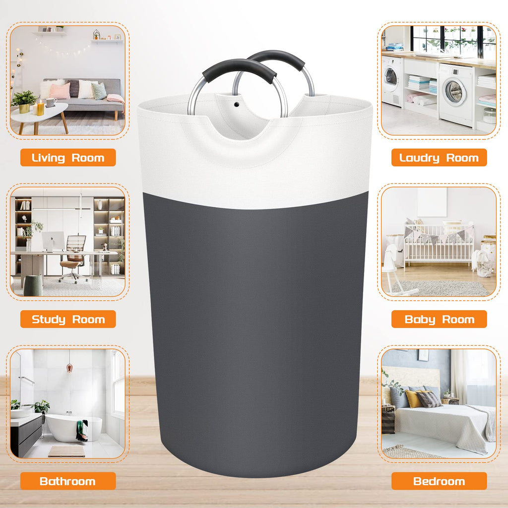 BlissTotes 90L Collapsible Laundry Hamper - Black - Laundry Baskets by Handbags Specialist Headquarter | Available at Handbags Specialist Headquarter