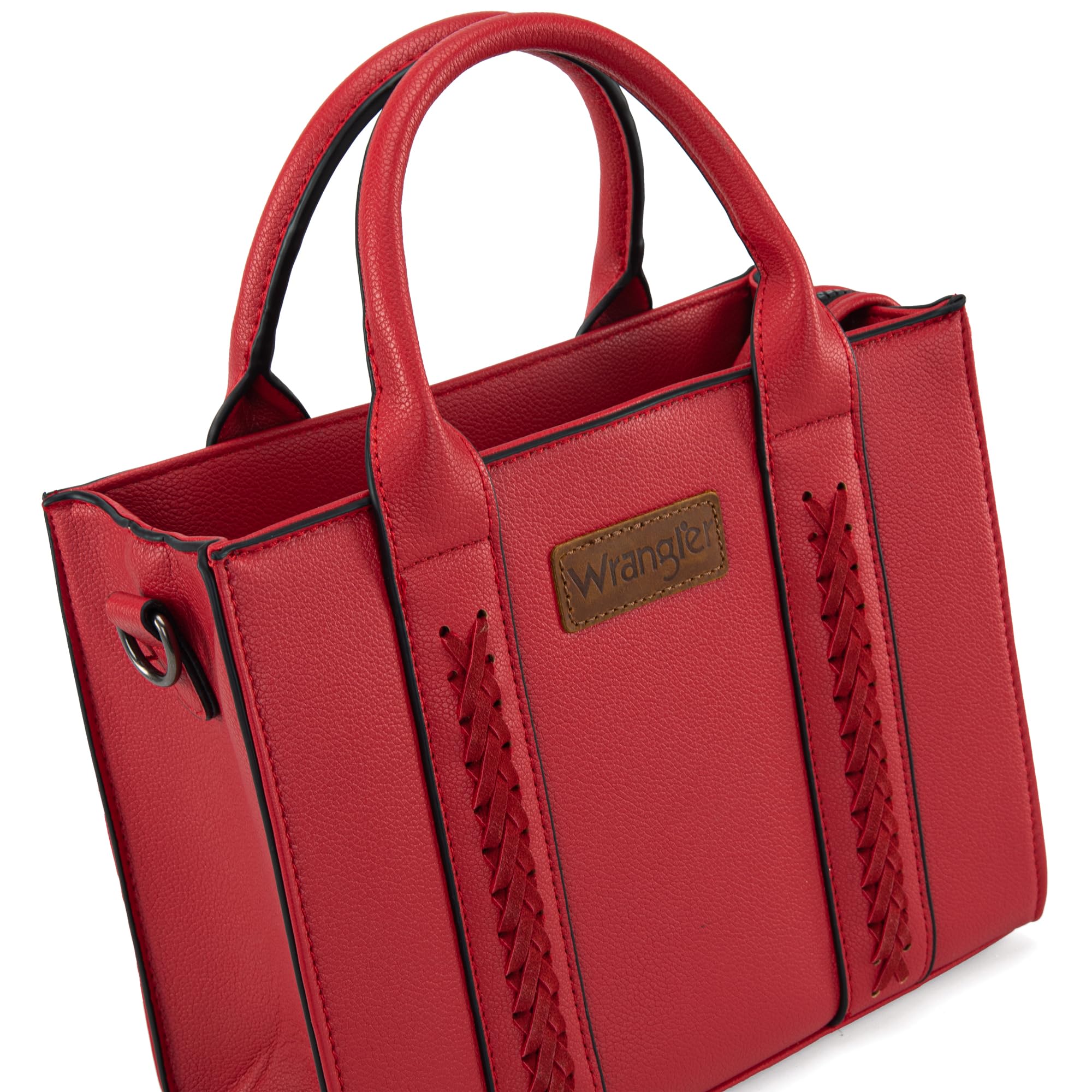 Western Chic Wrangler Tote: Vegan Leather, Versatile Strap