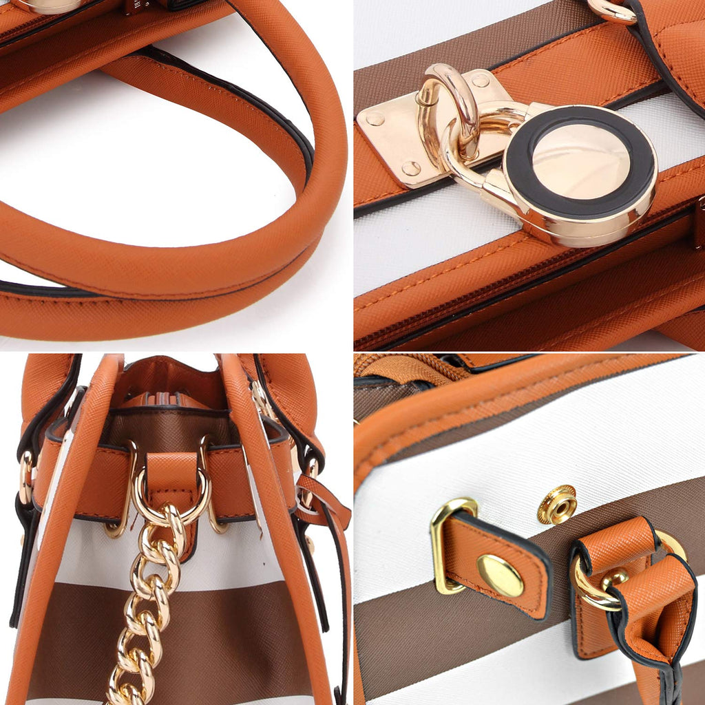 Dasein Women’s 2pcs Satchel & Shoulder Bag Set