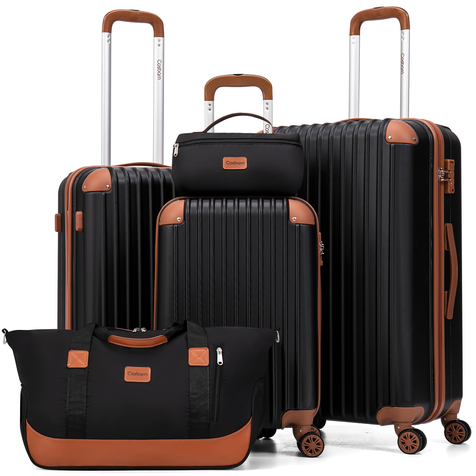 TravelPro 5-Piece Spinner Luggage Set -  by Handbags Specialist Headquarter | Available at Handbags Specialist Headquarter
