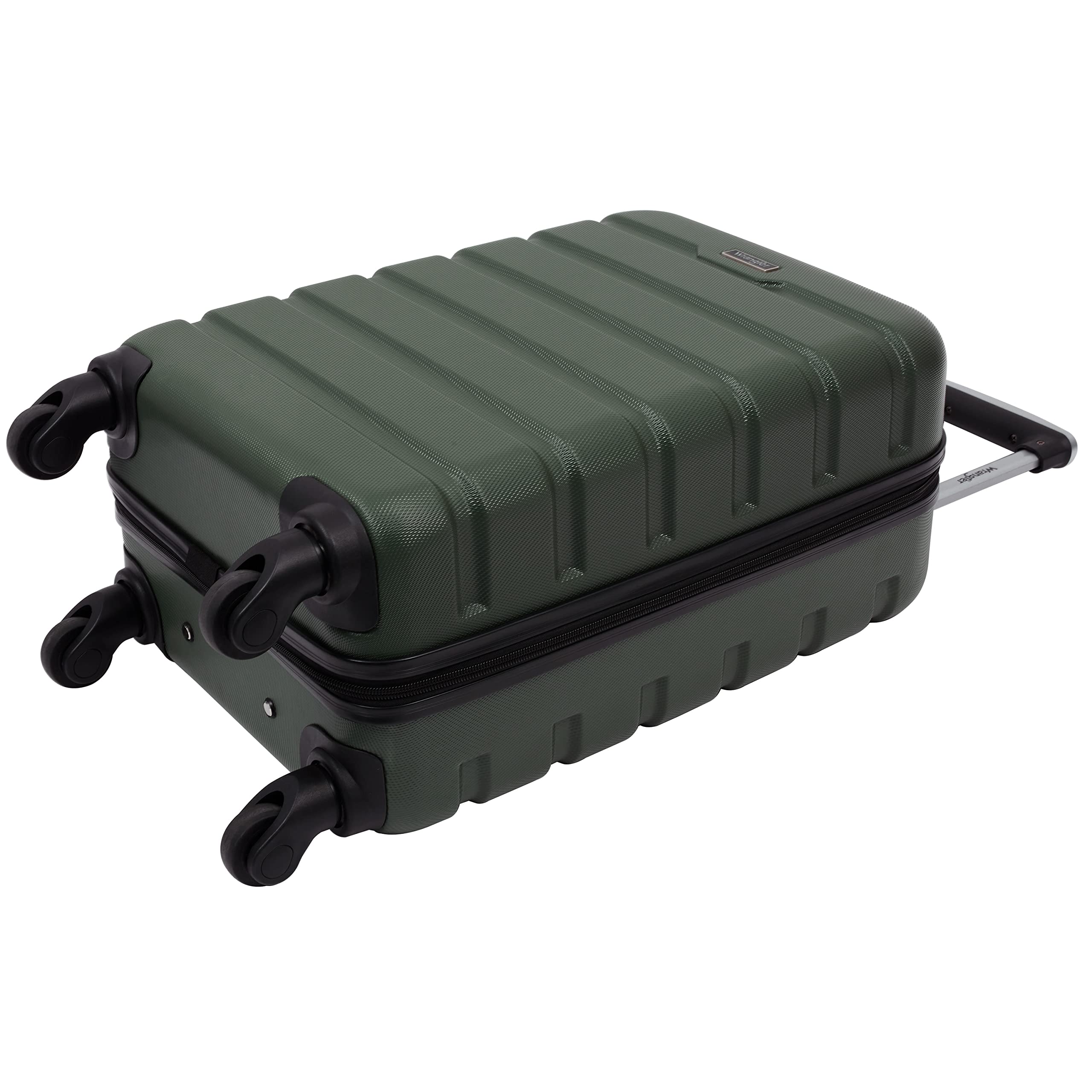 Wrangler 22 Olive Hardside Spinner Carry-On