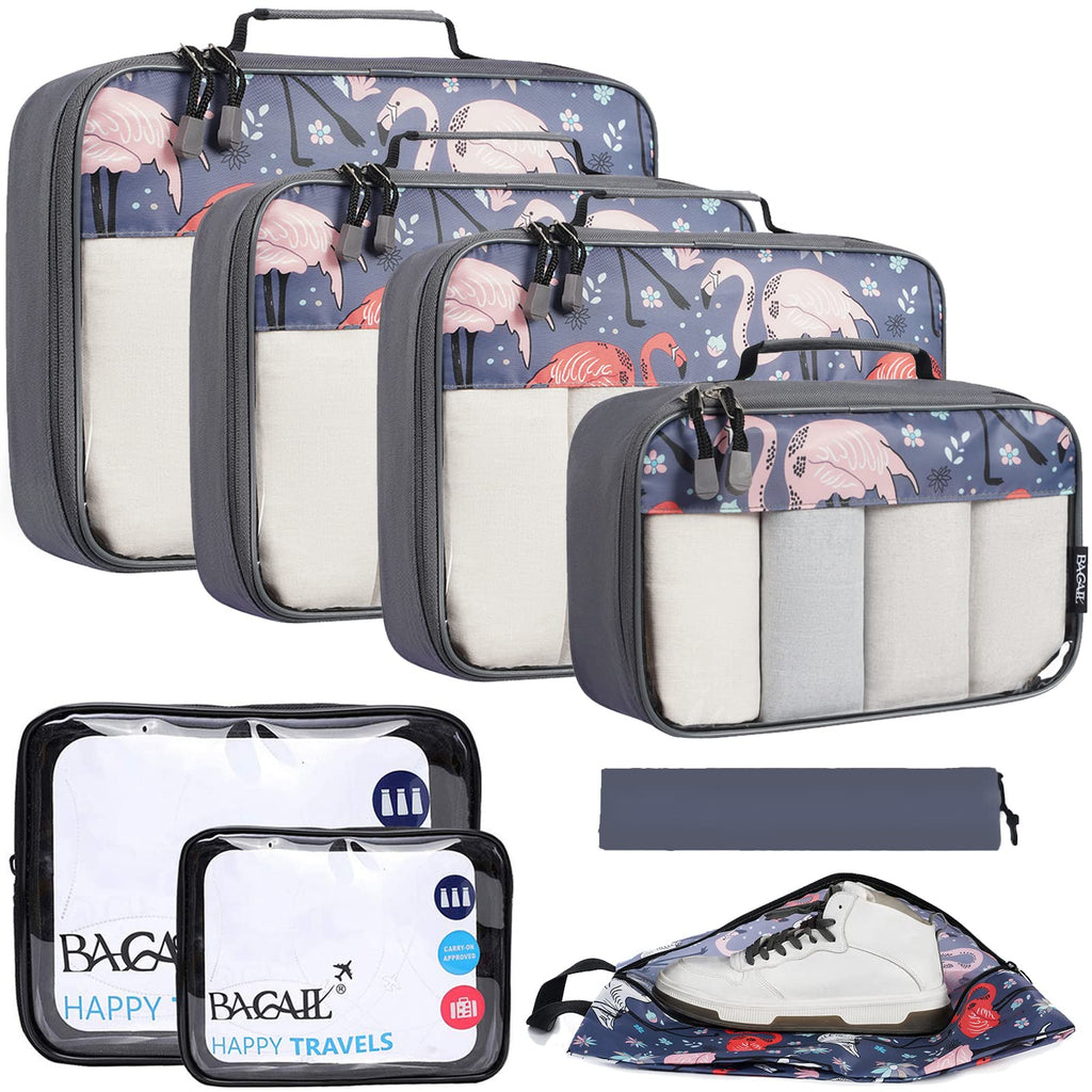 BAGAIL Travel Cubes: 8/9 Set Packing Organizers -  by Handbags Specialist Headquarter | Available at Handbags Specialist Headquarter