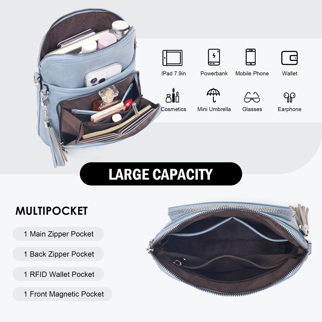 Tassel Charm Crossbody Bag for Women -  by Handbags Specialist Headquarter | Available at Handbags Specialist Headquarter