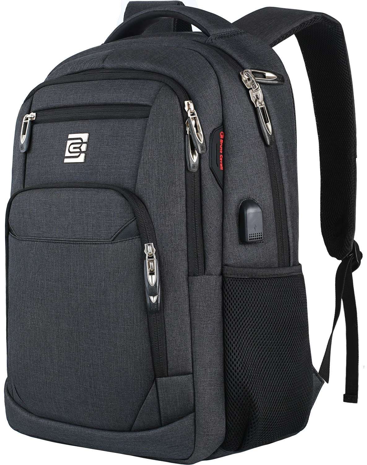SecureSlim Laptop Backpack with USB & Water Resistance - Backpack Bags by Handbags Specialist Headquarter | Available at Handbags Specialist Headquarter