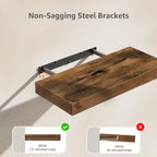 Rustic Farmhouse Shelves (008-40BN) - Decor by Handbags Specialist Headquarter | Available at Handbags Specialist Headquarter