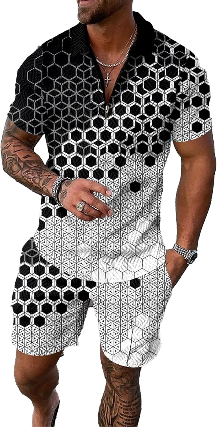 Men's Summer Tracksuit 2-Piece Set