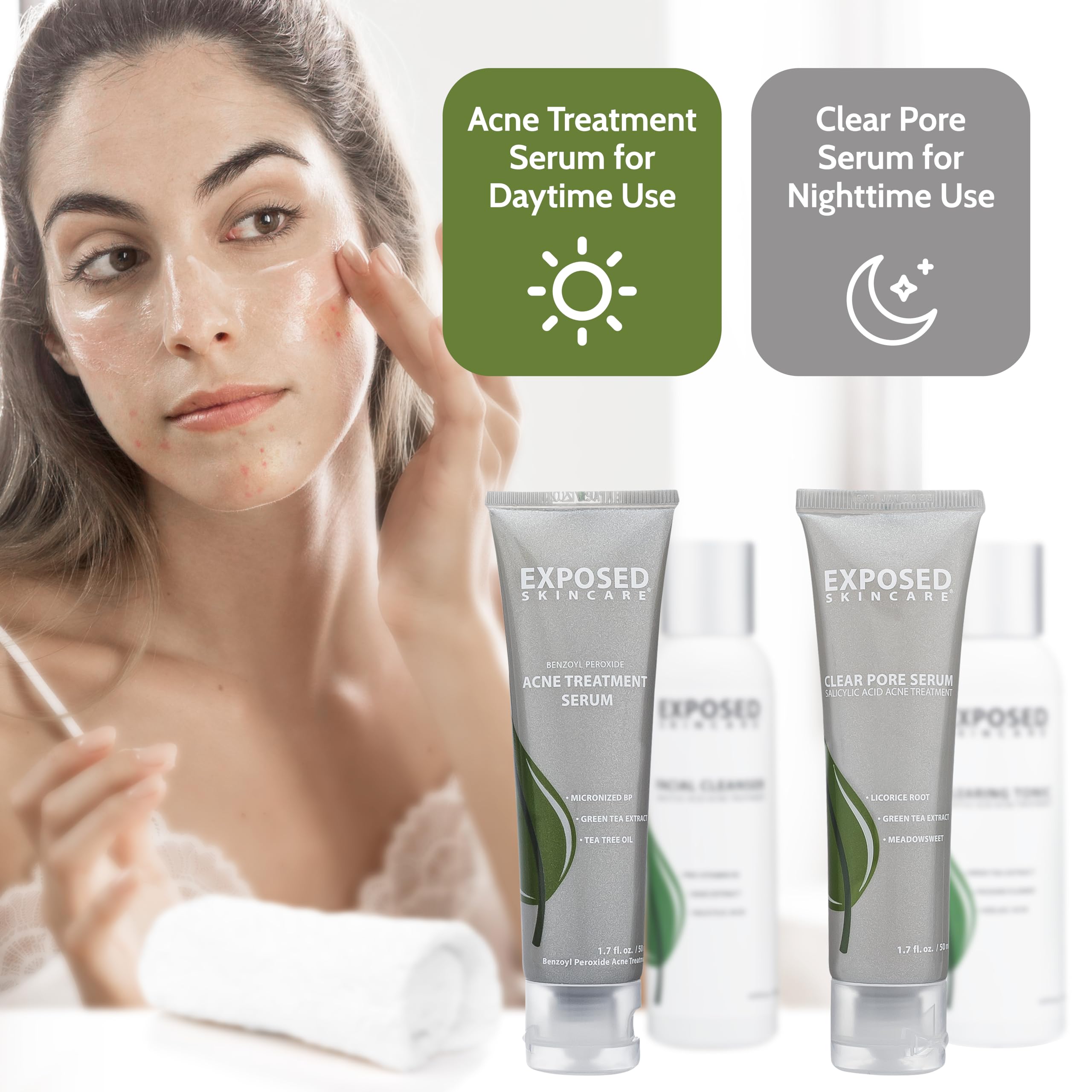 ClearSkin Duo: Natural Acne Solution Kit - Beauty & Personal Care by Handbags Specialist Headquarter | Available at Handbags Specialist Headquarter