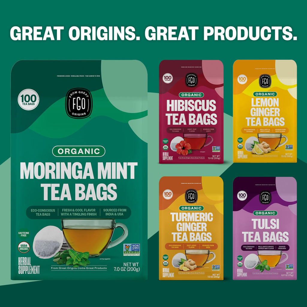 ElderZen Organic Tea - Caffeine-Free Eco Bags -  by Handbags Specialist Headquarter | Available at Handbags Specialist Headquarter