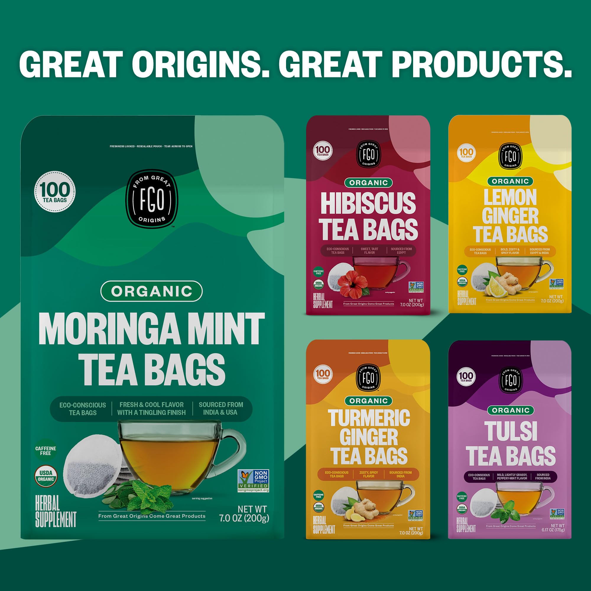 ElderZen Organic Tea - Caffeine-Free Eco Bags -  by Handbags Specialist Headquarter | Available at Handbags Specialist Headquarter
