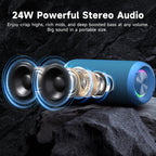 Ortizan AquaBass: IPX7 Bluetooth Speaker & Gift Pick - Decor by Handbags Specialist Headquarter | Available at Handbags Specialist Headquarter