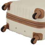 Rose Gold Hardside Luggage Set - 4-Piece Travel Kit -  by Handbags Specialist Headquarter | Available at Handbags Specialist Headquarter