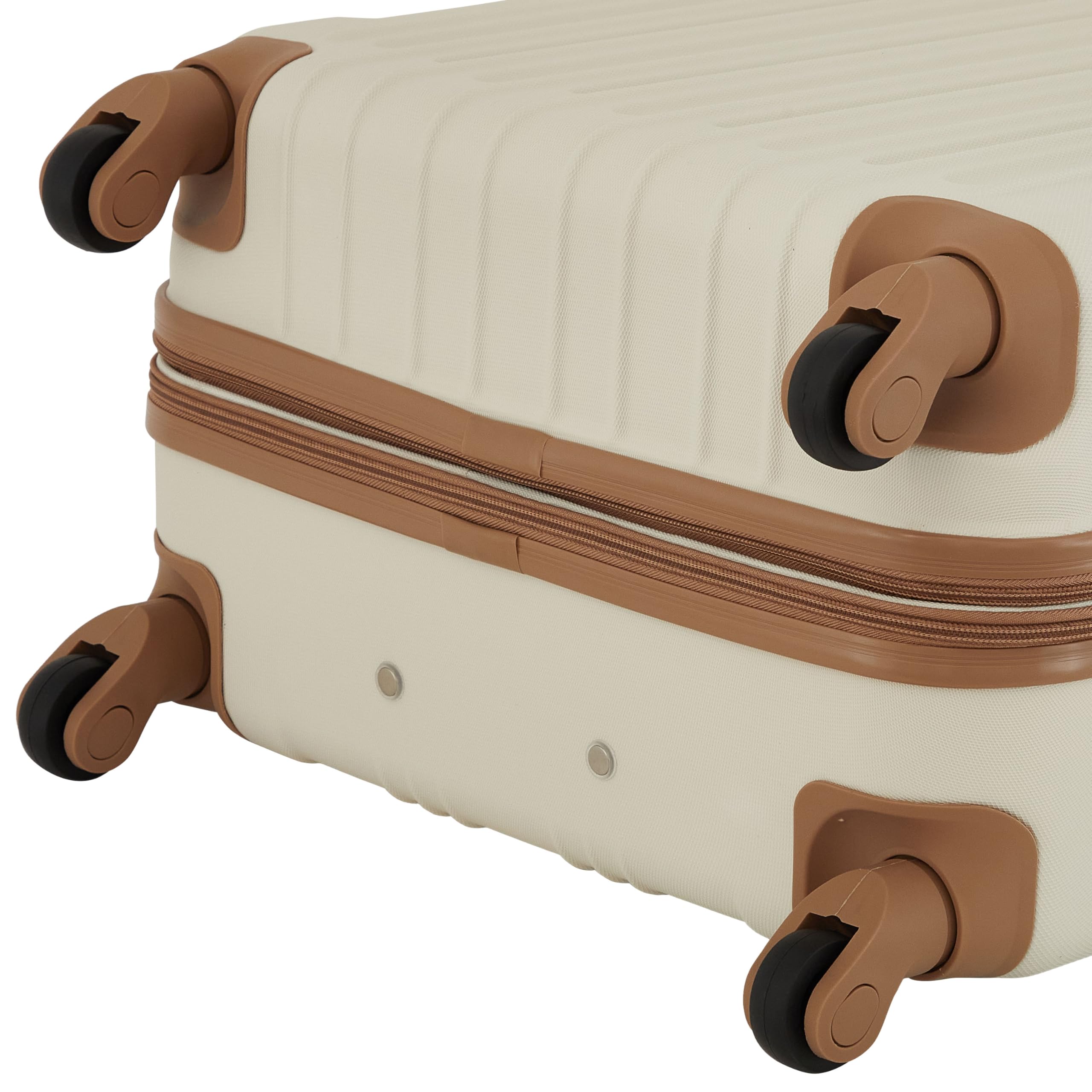 Rose Gold Hardside Luggage Set - 4-Piece Travel Kit -  by Handbags Specialist Headquarter | Available at Handbags Specialist Headquarter