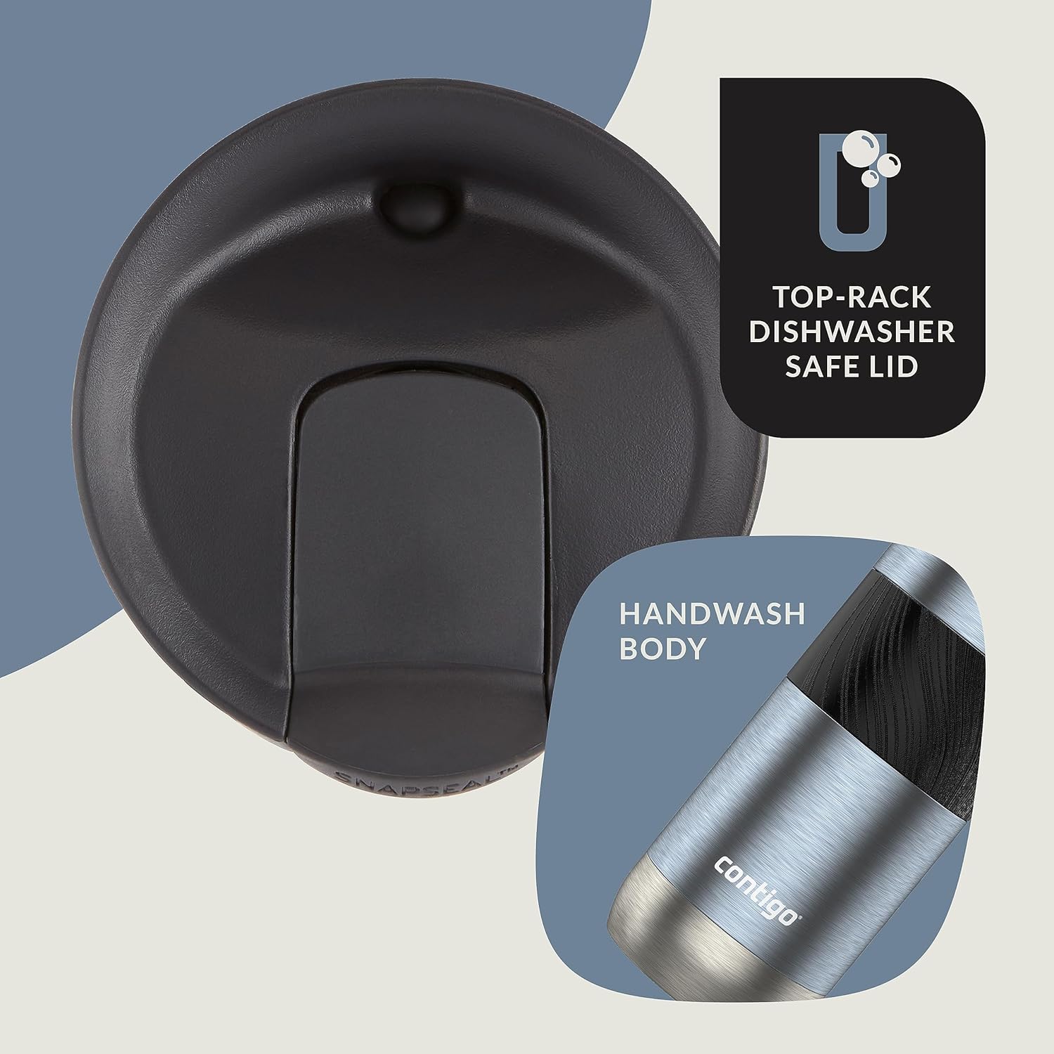 Contigo Byron 2.0 Snapseal Travel Mug 2-Pack, 16oz