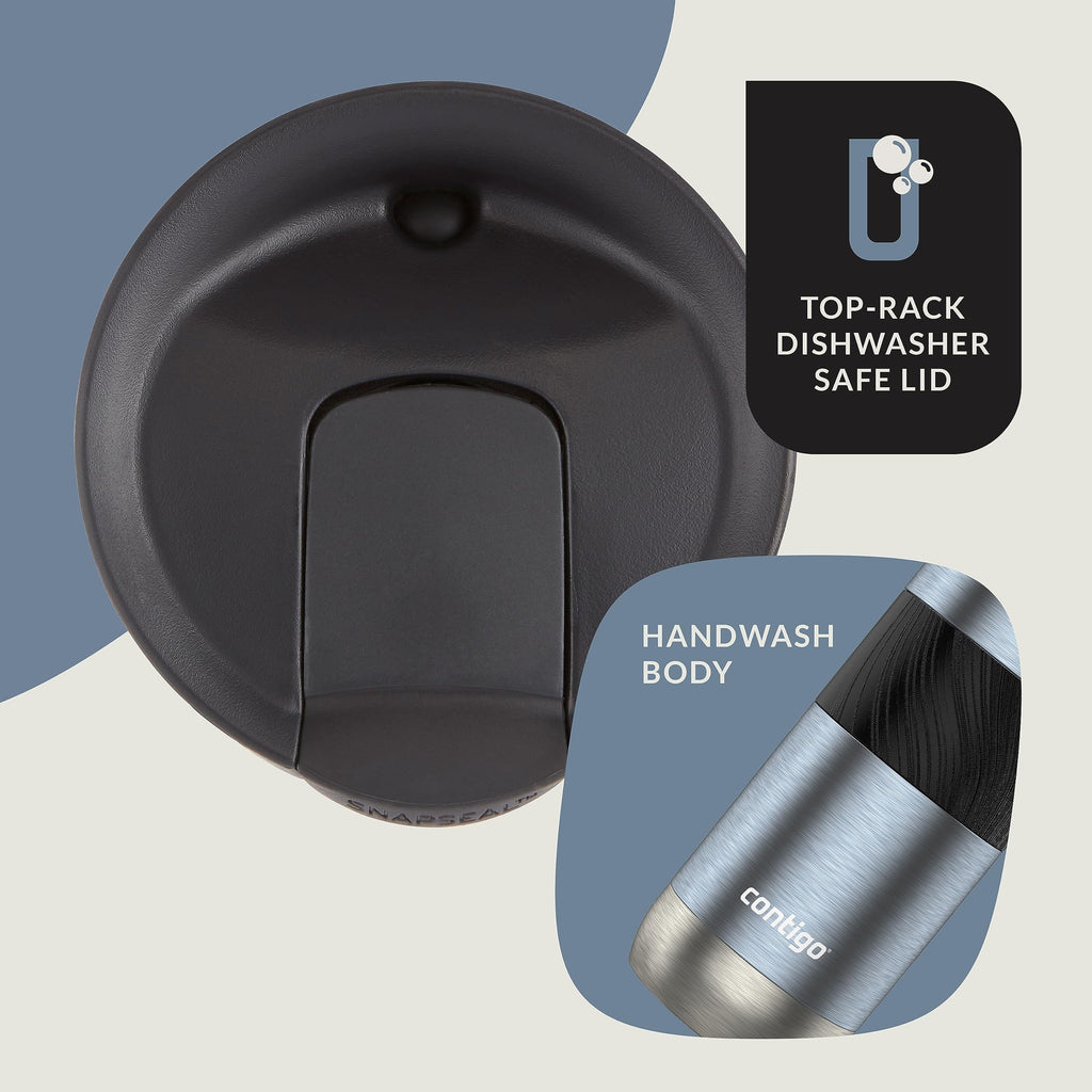 SNAPSEAL Grip Stainless Travel Mug 20oz - Blue/Berry - Water Bottles by Handbags Specialist Headquarter | Available at Handbags Specialist Headquarter