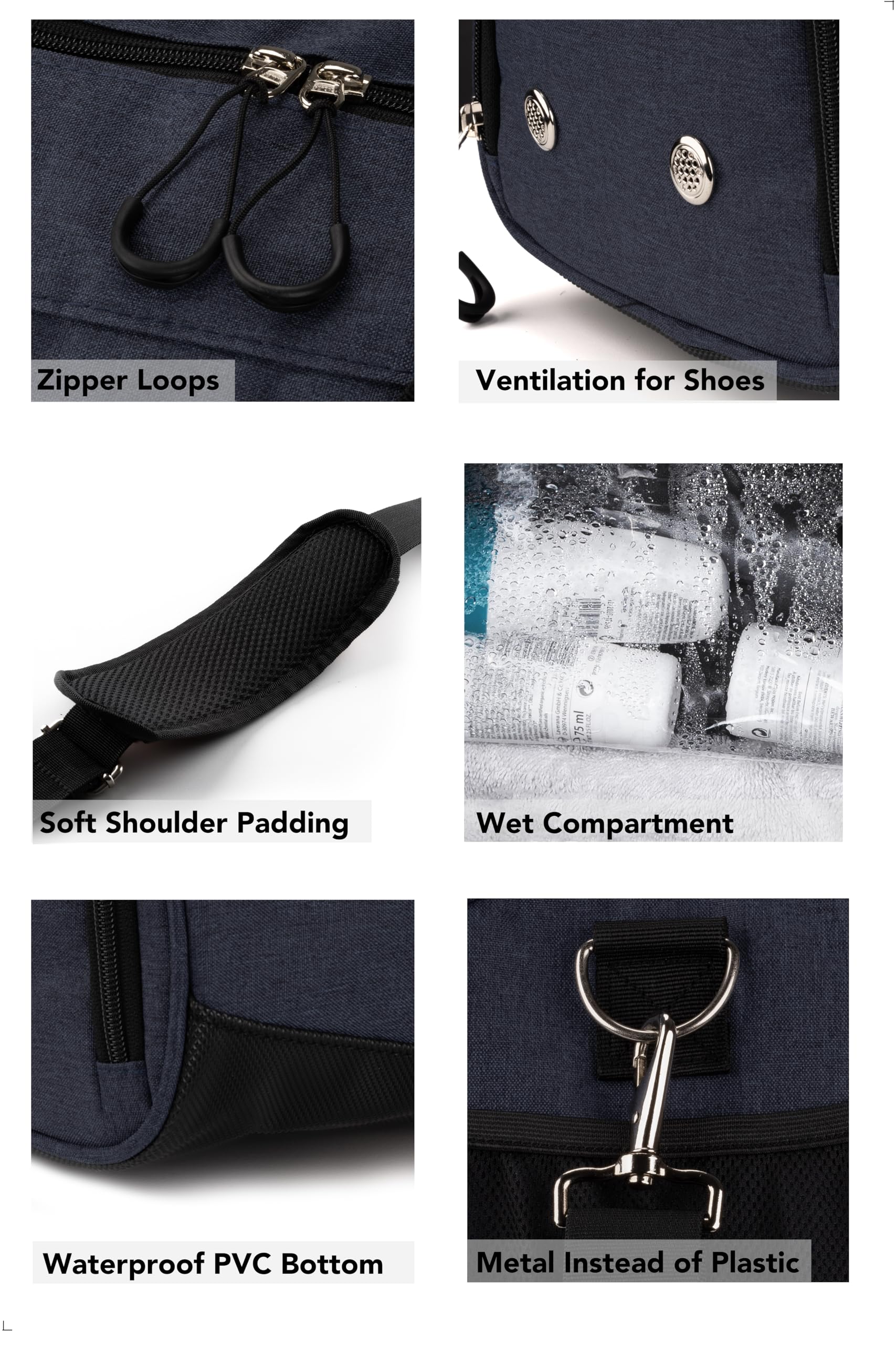 Fitgriff® Gym Bag with Shoe & Wet Compartment