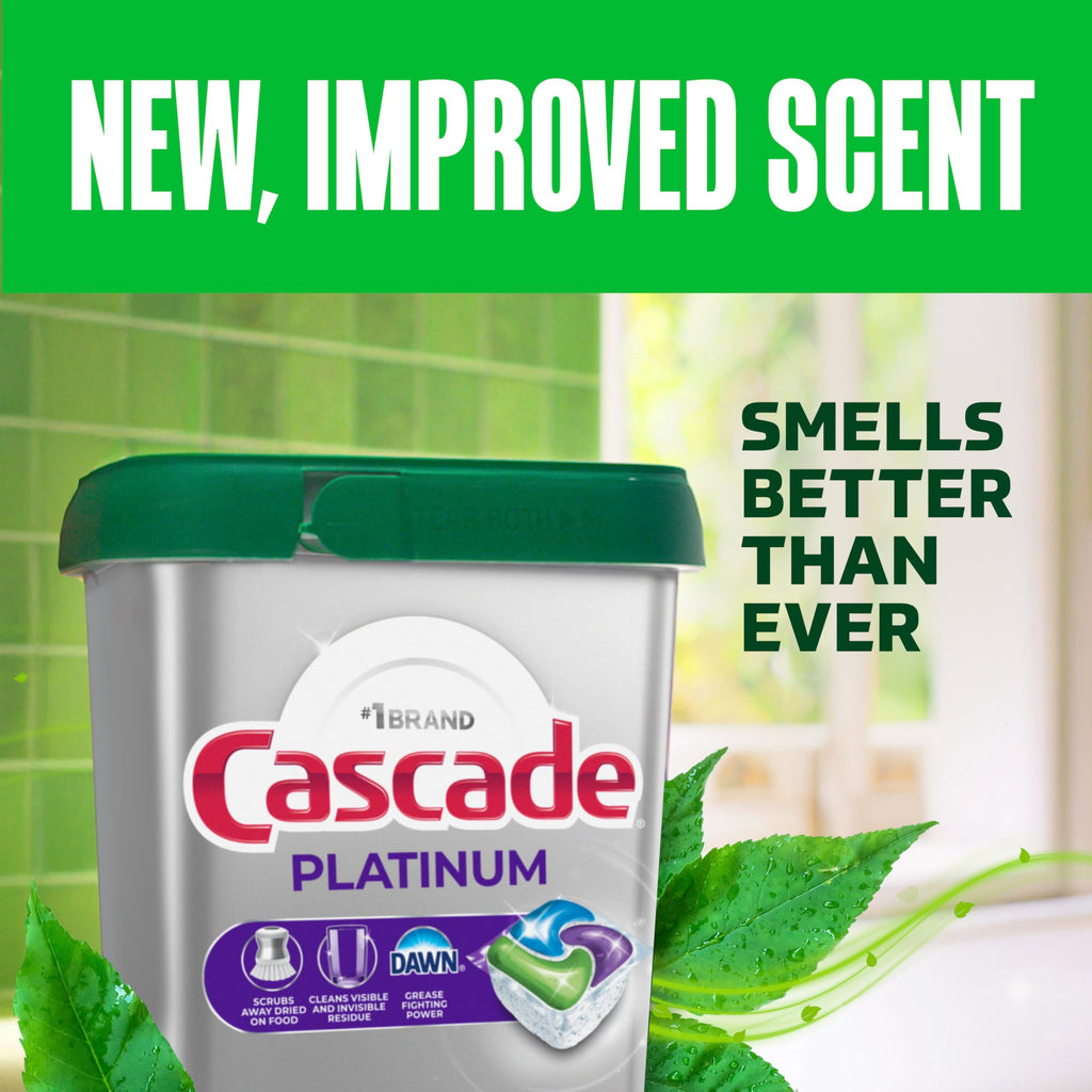 Cascade Platinum Fresh 71ct Dishwasher Pods -  by Handbags Specialist Headquarter | Available at Handbags Specialist Headquarter