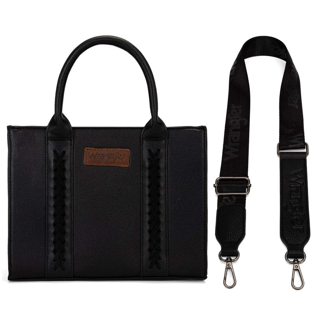 Western Chic Wrangler Tote: Vegan Leather, Versatile Strap
