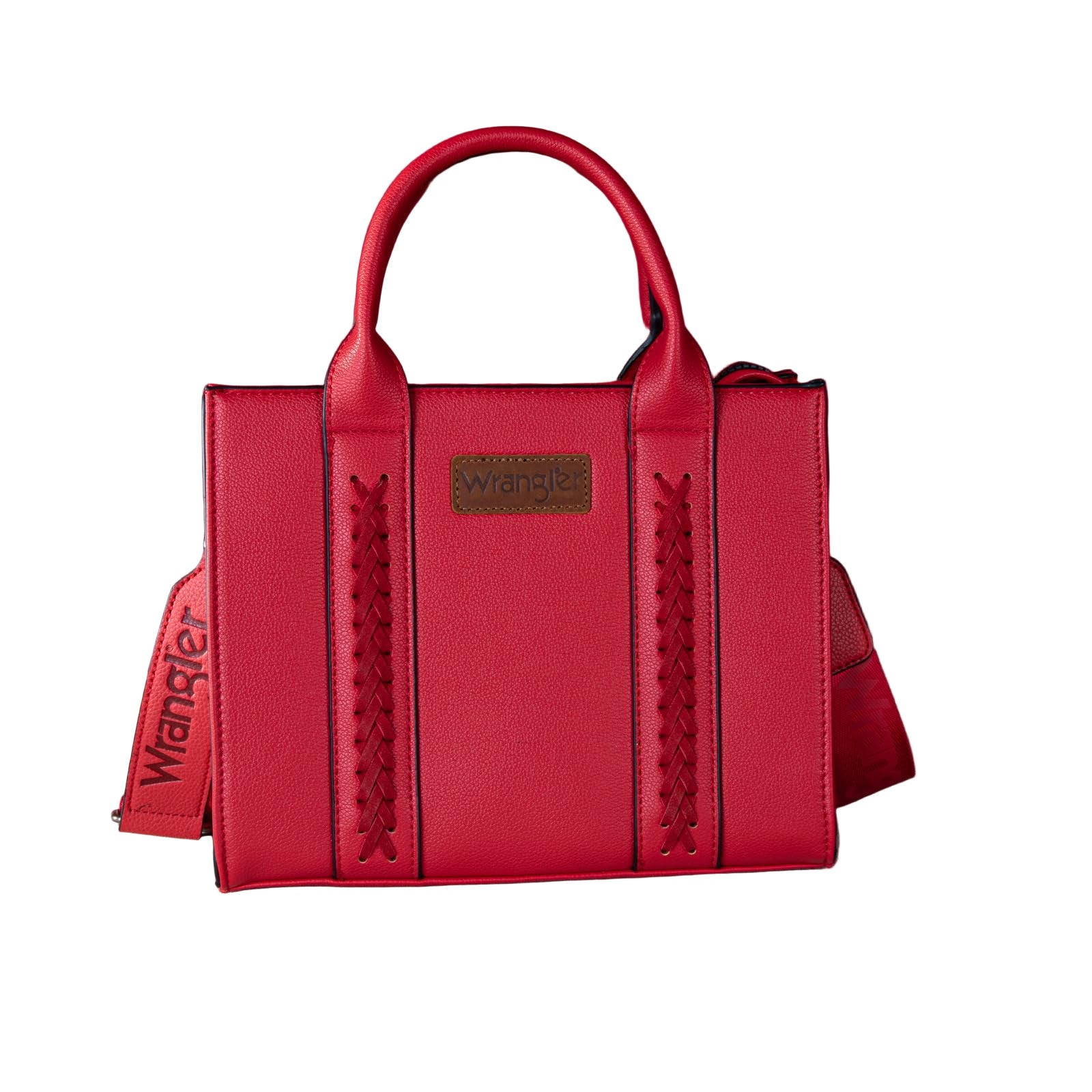 Western Chic Wrangler Tote: Vegan Leather, Versatile Strap