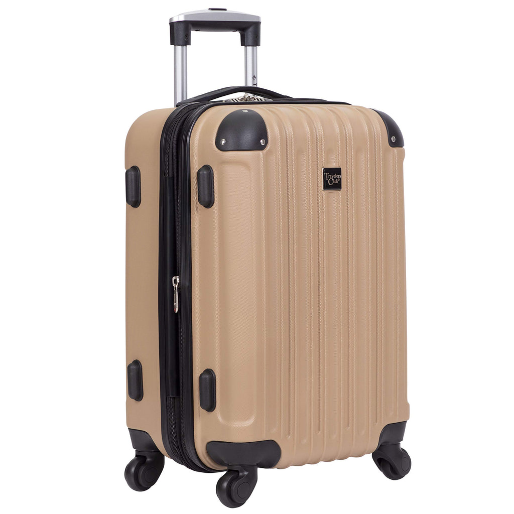 Rose Gold Hardside Luggage Set - 4-Piece Travel Kit -  by Handbags Specialist Headquarter | Available at Handbags Specialist Headquarter