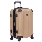 Rose Gold Hardside Luggage Set - 4-Piece Travel Kit -  by Handbags Specialist Headquarter | Available at Handbags Specialist Headquarter