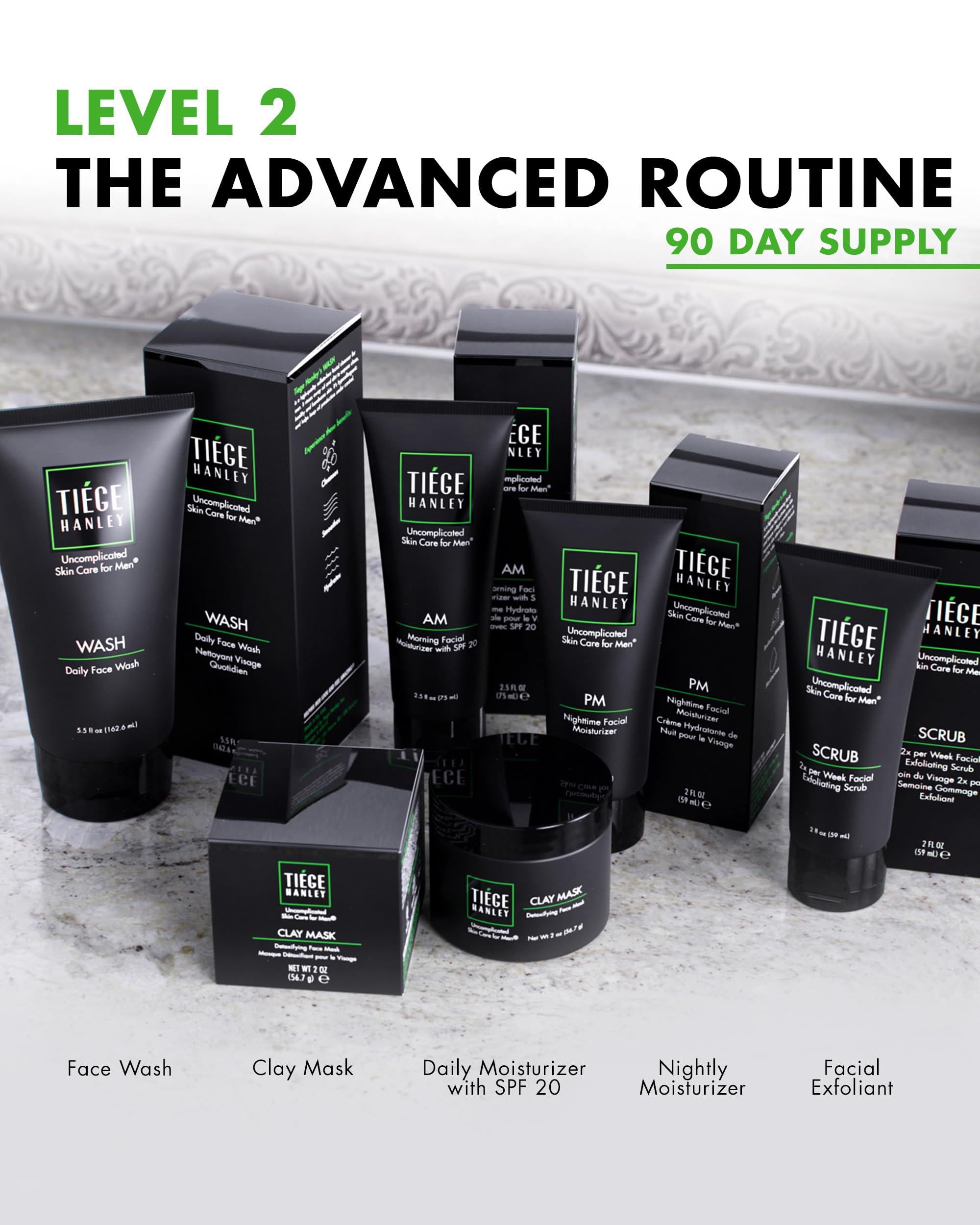Tiege Hanley Men's Skin Care Set - Level 1 Kit