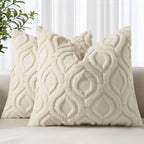 Farmhouse Faux Wool Pillow Covers - Decor by Handbags Specialist Headquarter | Available at Handbags Specialist Headquarter