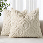 Farmhouse Faux Wool Pillow Covers - Decor by Handbags Specialist Headquarter | Available at Handbags Specialist Headquarter