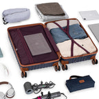 Cosbarn 5-Piece Hardshell Luggage Set - Dark Blue
