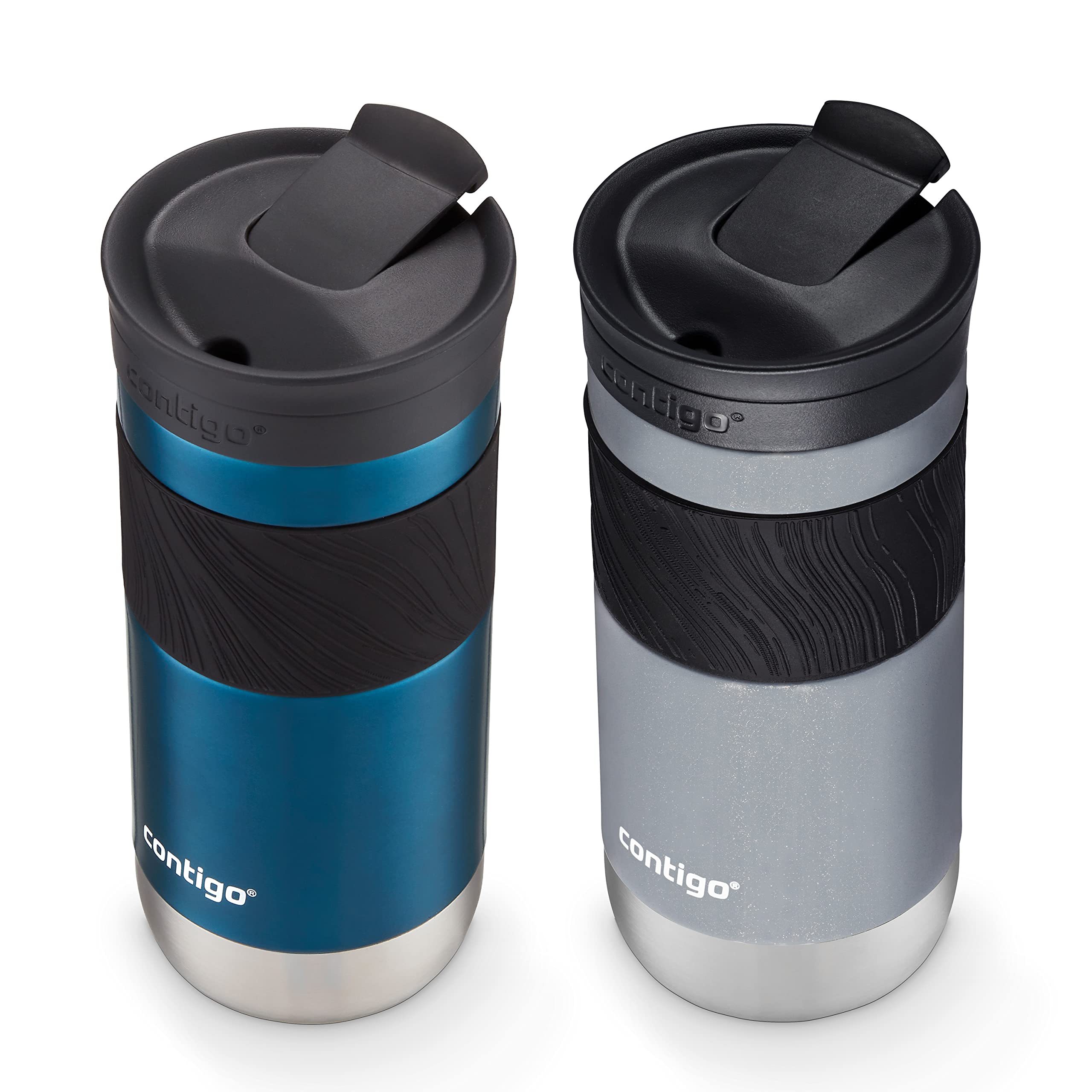 SNAPSEAL Grip Stainless Travel Mug 20oz - Blue/Berry - Water Bottles by Handbags Specialist Headquarter | Available at Handbags Specialist Headquarter