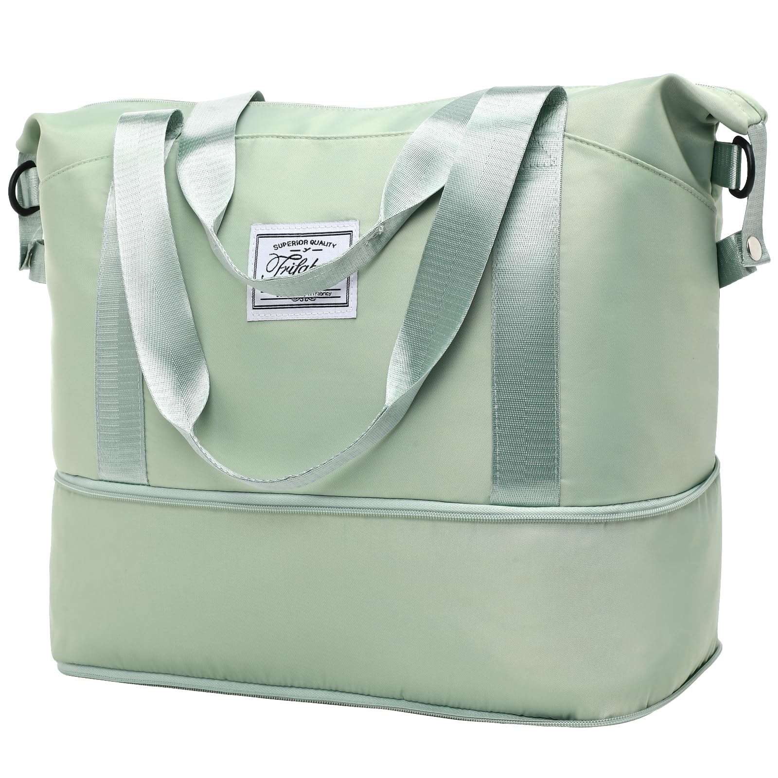 Pink Expandable Travel Duffel with Wet Pocket -  by Handbags Specialist Headquarter | Available at Handbags Specialist Headquarter