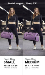 Fitgriff® Gym Bag with Shoe & Wet Compartment