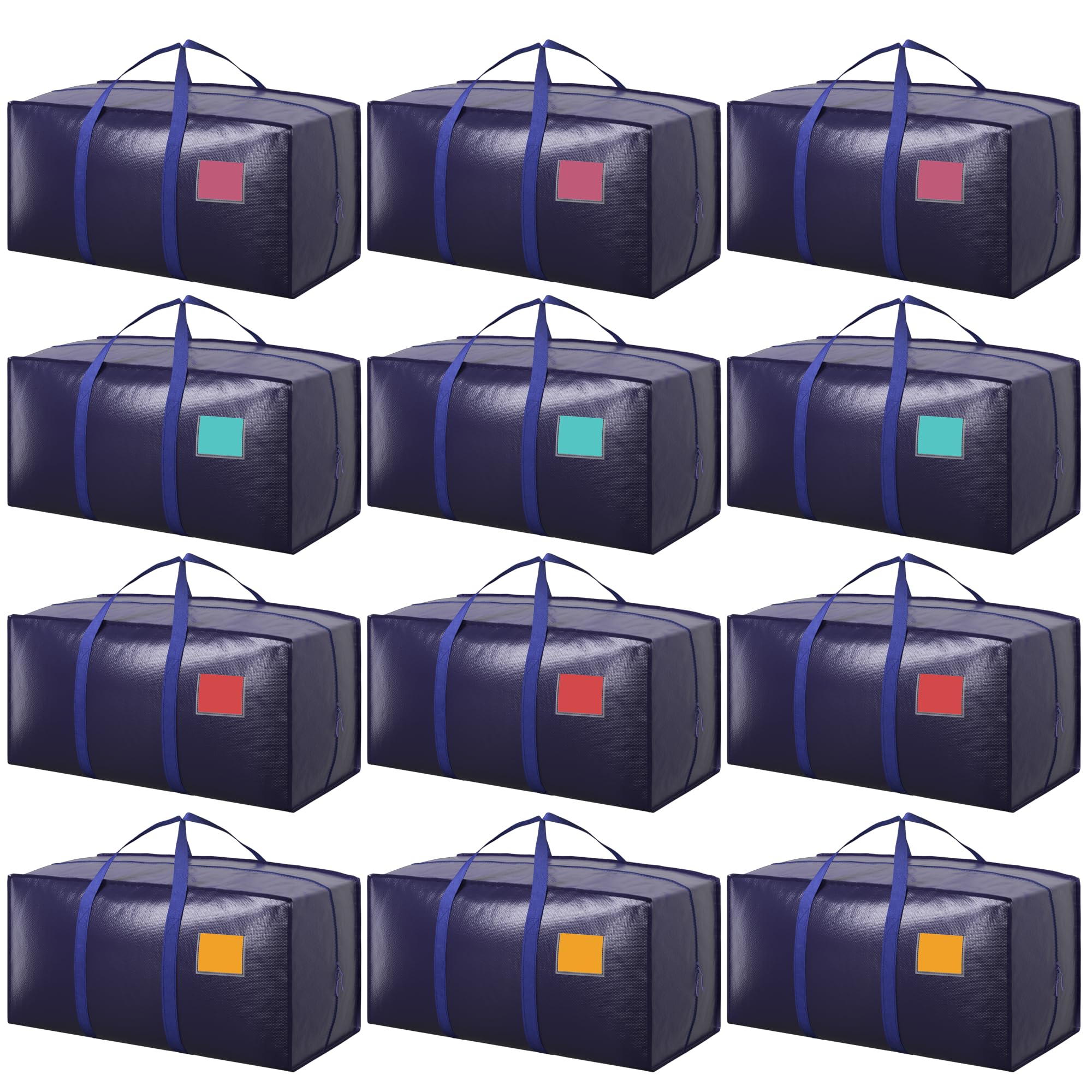 6 Pack XL Heavy Duty Moving Bags - Dark Blue