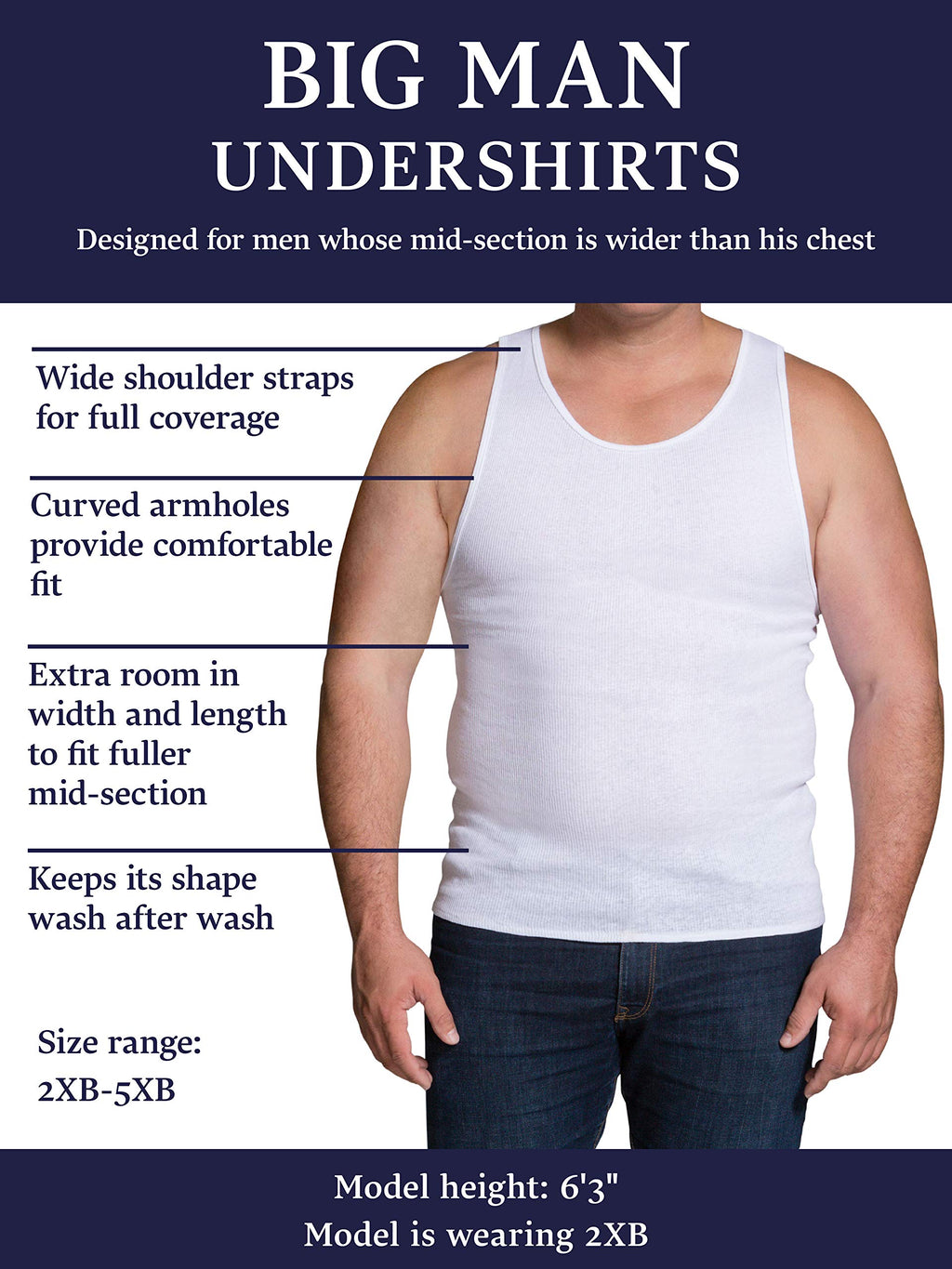 Men's Sleeveless Moisture Wicking Tank A-Shirt