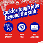 Ajax Fresh Lime Vinegar Dish Soap - 90oz Sparkle Clean - Dish Soap Liquid by Handbags Specialist Headquarter | Available at Handbags Specialist Headquarter