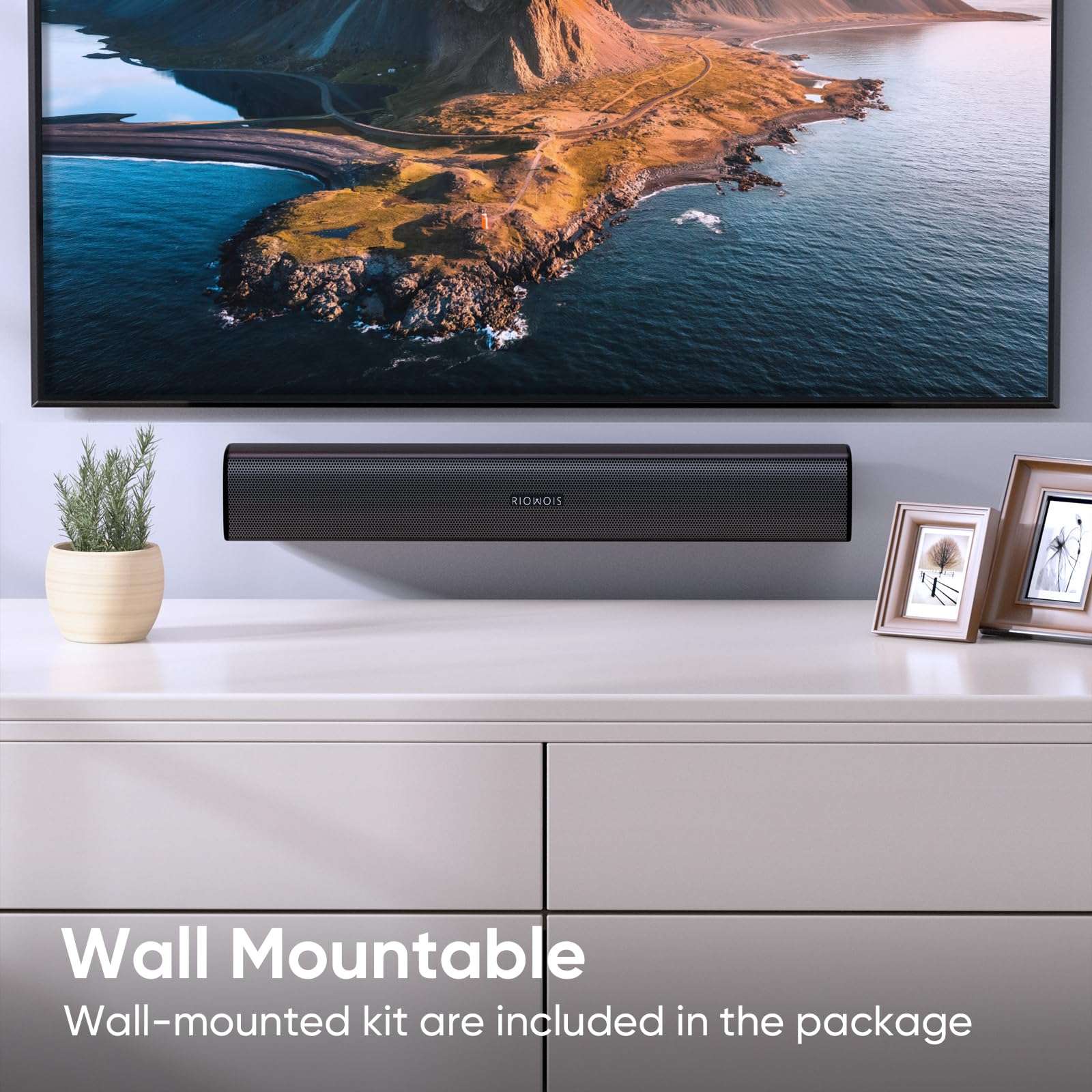 Smart SoundBar: Custom Bass & Compact Design -  by Handbags Specialist Headquarter | Available at Handbags Specialist Headquarter