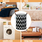 Collapsible Canvas Hamper by LANGYASHAN - Laundry Baskets by Handbags Specialist Headquarter | Available at Handbags Specialist Headquarter