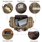 Wildroad 50L Waxed Canvas Waterproof Duffle Bag