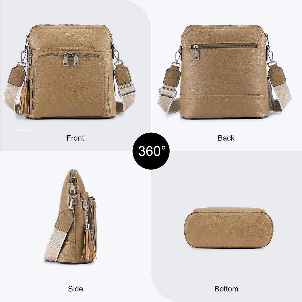 Tassel Charm Crossbody Bag for Women -  by Handbags Specialist Headquarter | Available at Handbags Specialist Headquarter