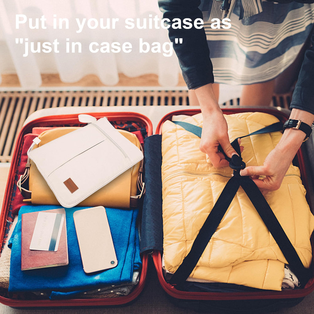 120L Foldable Waterproof Travel Duffel Bag with Shoe Compartment