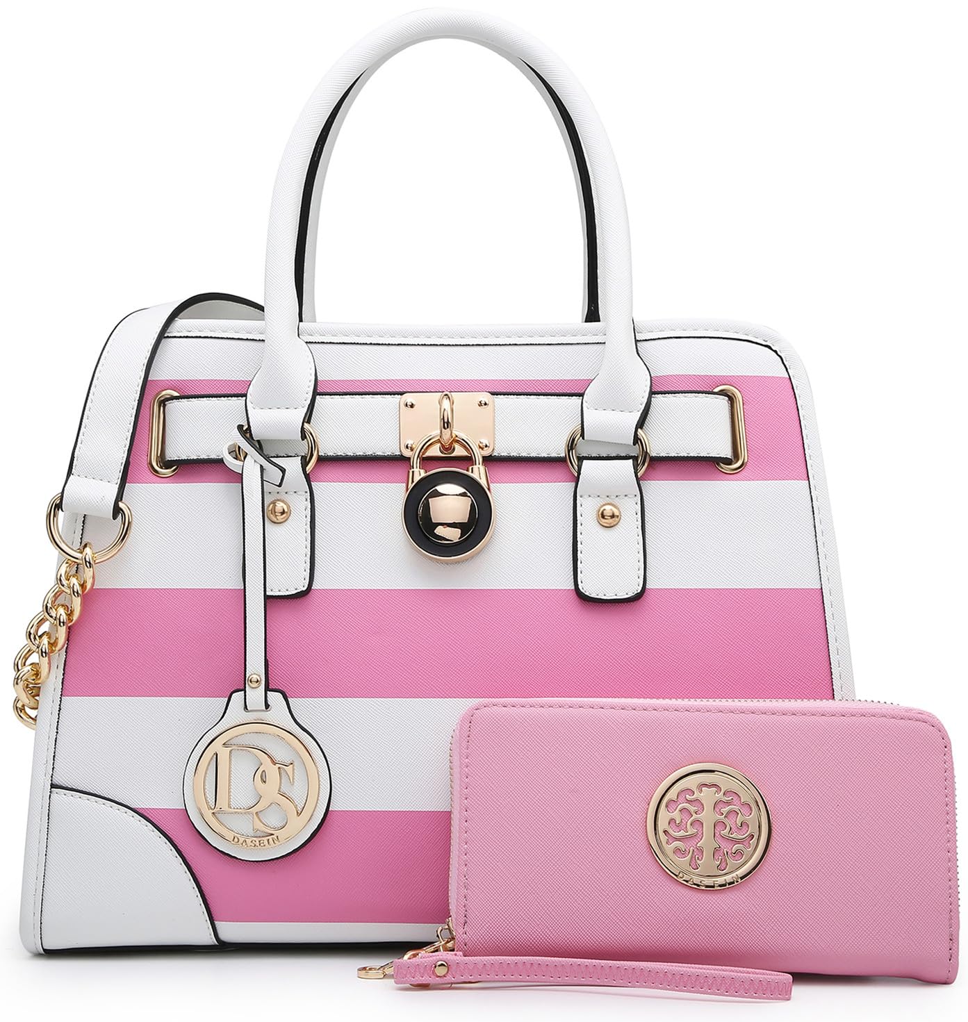 Dasein Women’s 2pcs Satchel & Shoulder Bag Set
