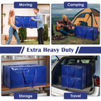 6 Pack XL Heavy Duty Moving Bags - Dark Blue