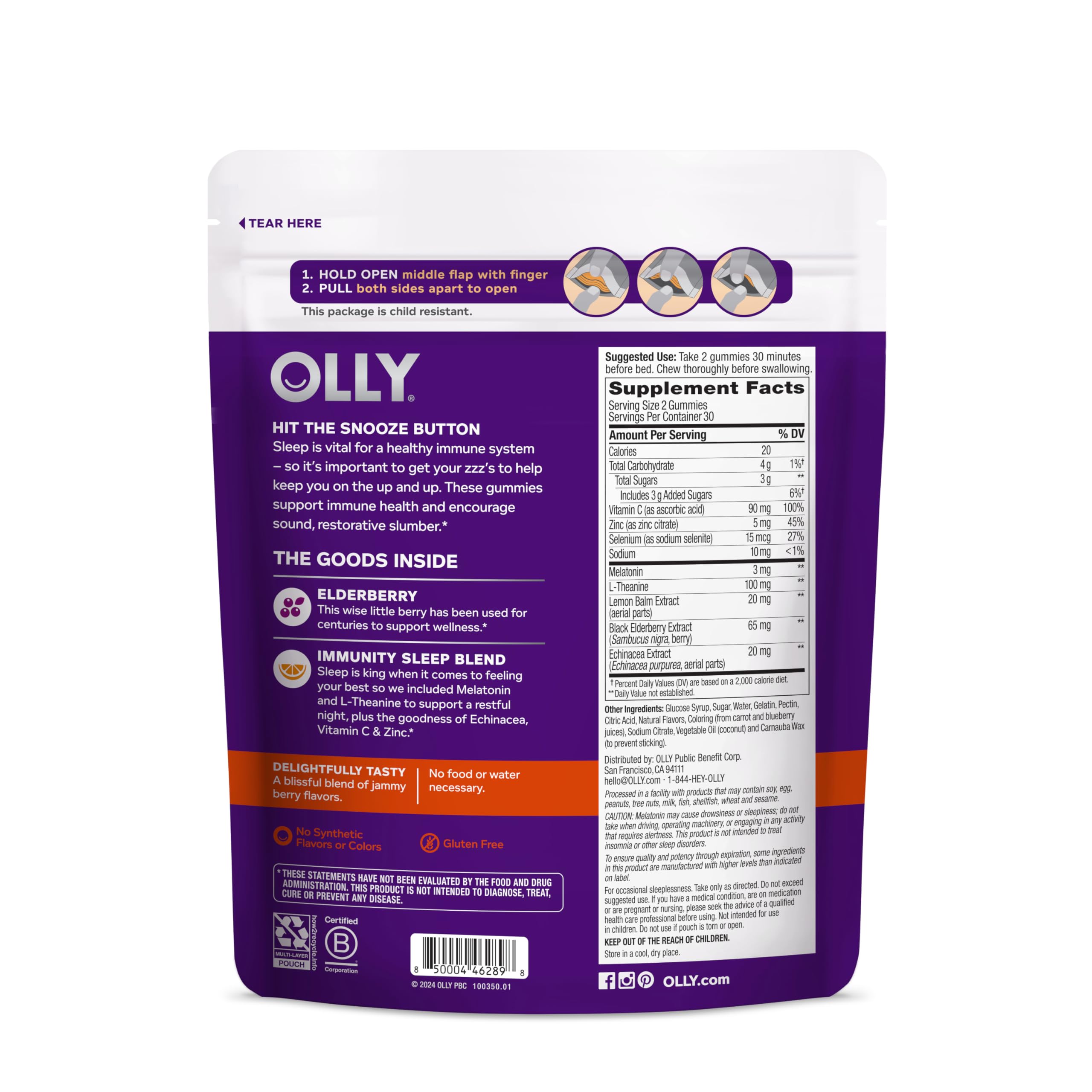 Berry Sleep & Immunity Boost Gummies - Health-Care by Handbags Specialist Headquarter | Available at Handbags Specialist Headquarter