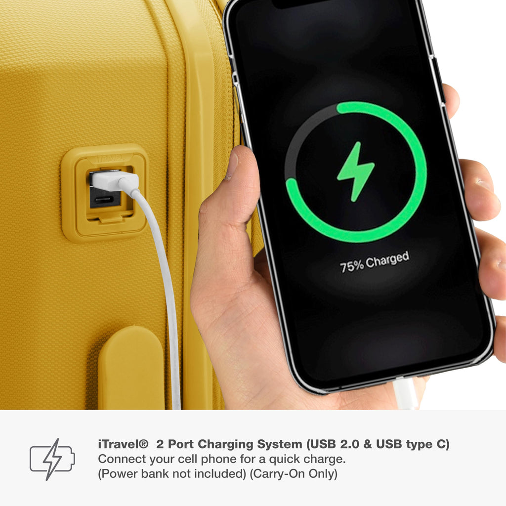 Traveler's Choice Indestructible 22 Spinner Carry-on - Luggage Travel Bags by Handbags Specialist Headquarter | Available at Handbags Specialist Headquarter